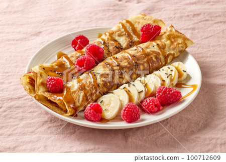 freshly baked crepes freshly baked crepes 100712609