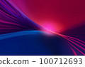 Abstract background made by sunlight illumination. Viva magenta, blue and green dark toned gradient for web design with copy space. 100712693