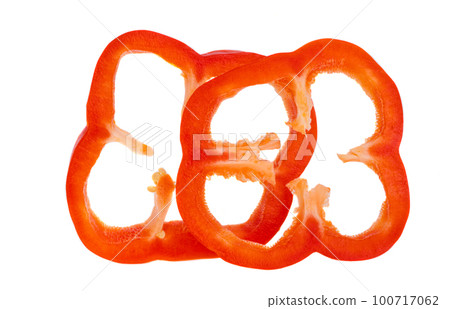 red pepper isolated red pepper isolated 100717062