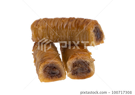 turkish sweets isolated 100717308