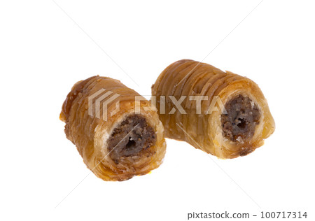 turkish sweets isolated turkish sweets isolated 100717314