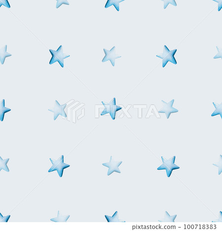 Watercolor seamless pattern with blue stars. Hand painting on an isolated background. For designers, decoration, postcards, wrapping paper, scrapbooking, covers, invitations, posters and textile Watercolor seamless pattern with blue stars. Hand painting on an isolated background. For designers, decoration, postcards, wrapping paper, scrapbooking, covers, invitations, posters and textile 100718383