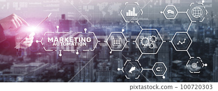 Marketing automation. Computer programs and technical solutions for automating the marketing processes enterprise 100720303