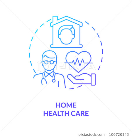 Nursing practice concept icon. Medical service idea thin line