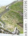Pastel style "Cape Erimo and promenade Hokkaido" illustration image 100723596