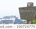 ``Don't go outside the fence sign Danger'' Illustration image 100724770