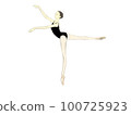 Ballet pose 101 100725923