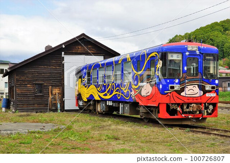 Former Hokkaido Furusato Ginga Line (former JNR Ikehoku Line) Former Rikubetsu Station (Rikubetsu Railway) 100726807