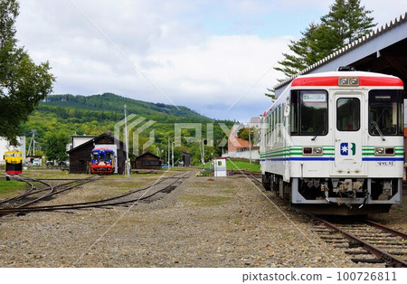 舊北海道故鄉銀河線(舊 JNR 池北線)舊陸別站(陸別鐵道) 舊北海道故鄉銀河線(舊 JNR 池北線)舊陸別站(陸別鐵道) 100726811