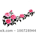 Rose flower 100728944