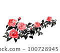 Rose flower 100728945