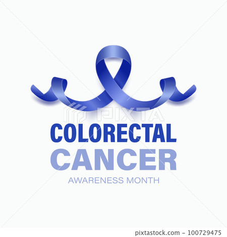 Colorectal Cancer Banner, Card, Placard with Vector 3d Realistic Dark Blue Ribbon on White Background. Colon Cancer Awareness Month Symbol Closeup. World Colorectal, Colon Cancer Day Concept Colorectal Cancer Banner, Card, Placard with Vector 3d Realistic Dark Blue Ribbon on White Background. Colon Cancer Awareness Month Symbol Closeup. World Colorectal, Colon Cancer Day Concept 100729475