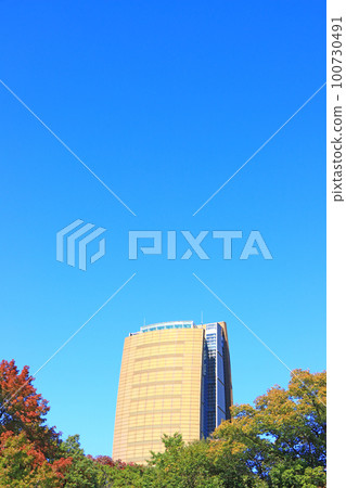 名古屋市和平公園水上塔的風景 名古屋市和平公園水上塔的風景 100730491