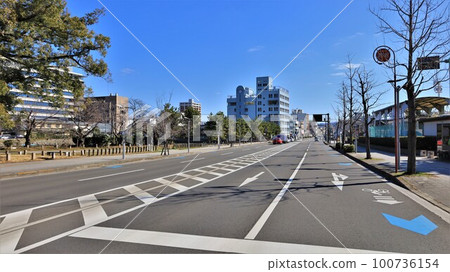 Wakayama Castle and Sannenzaka Street (Wakayama City, Wakayama Prefecture) 100736154