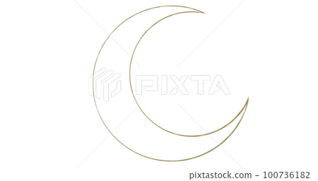 Starry night moon star night sky decorative gold blue ornament illustration art Starry night moon star night sky decorative gold blue ornament illustration art 100736182