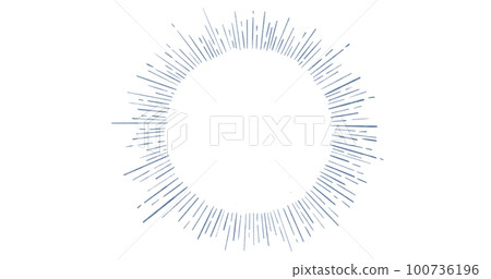 Starry night moon star night sky decorative gold blue ornament illustration art 100736196