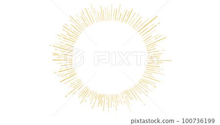 Starry night moon star night sky decorative gold blue ornament illustration art 100736199