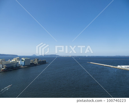 福岡博多灣的海景 福岡博多灣的海景 100740223