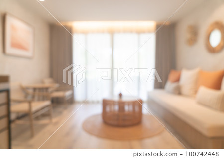abstract blur living room interior for background abstract blur living room interior for background 100742448