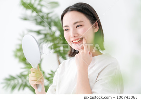 牙齒護理美白微笑 100743063