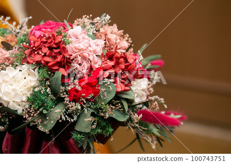 永生花新娘手捧花 100743751