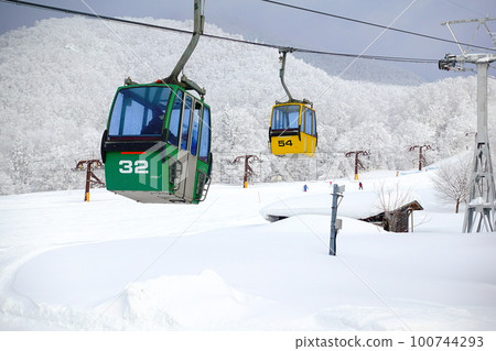 Zao Onsen Ski Resort Zao Sky Cable Upper Platform Slope Zao Rime Zao Onsen Ski Resort Zao Sky Cable Upper Platform Slope Zao Rime 100744293