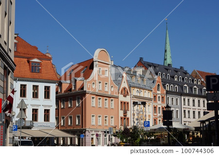 St. Peter's Church in Riga, Latvia 100744306