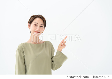 辦公室休閒女性指點 100744696