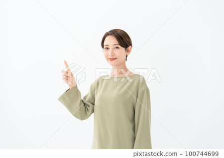 辦公室休閒女性指點 100744699