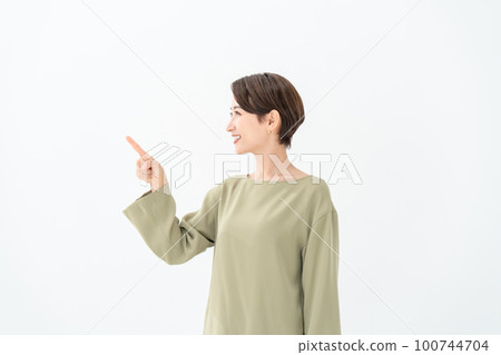 辦公室休閒女性指點 100744704