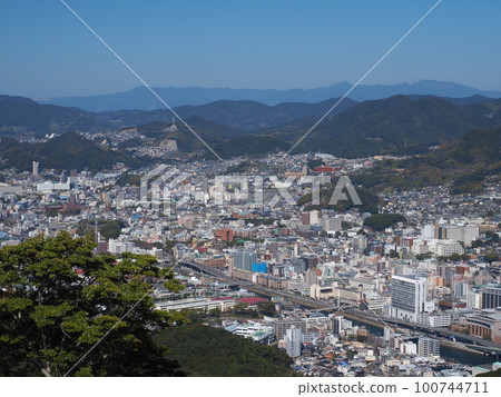 從稻佐山到浦上的長崎景色 從稻佐山到浦上的長崎景色 100744711
