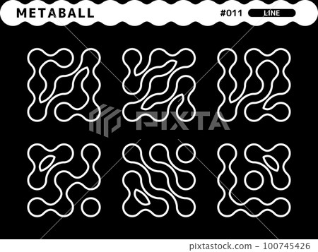 Metaball 線條風格設計集_011 Metaball 線條風格設計集_011 100745426