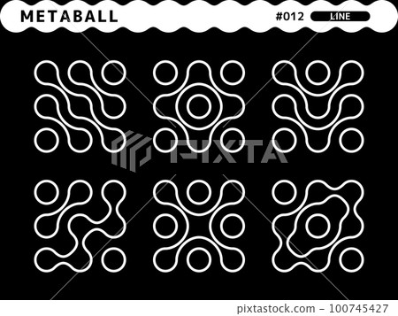 Metaball 線條風格設計集_012 Metaball 線條風格設計集_012 100745427