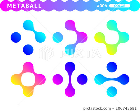 Metaball color style design set_006 100745681