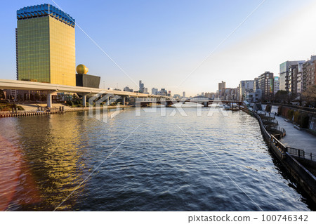 View of Sumida River from Asakusa Sumida Walk 100746342