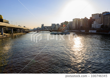 View of Sumida River from Asakusa Sumida Walk 100746345