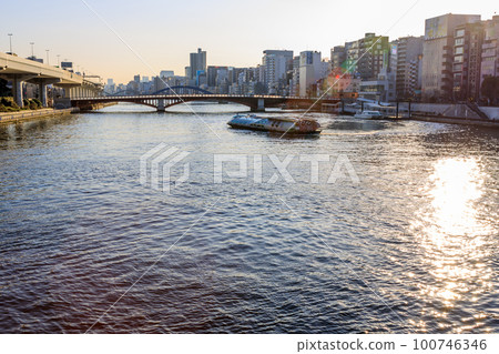 View of Sumida River from Asakusa Sumida Walk View of Sumida River from Asakusa Sumida Walk 100746346