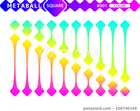 Metaball 方形顏色風格設計集_001 100746349