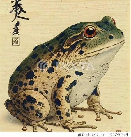 寫在浮世繪中的青蛙 100746369