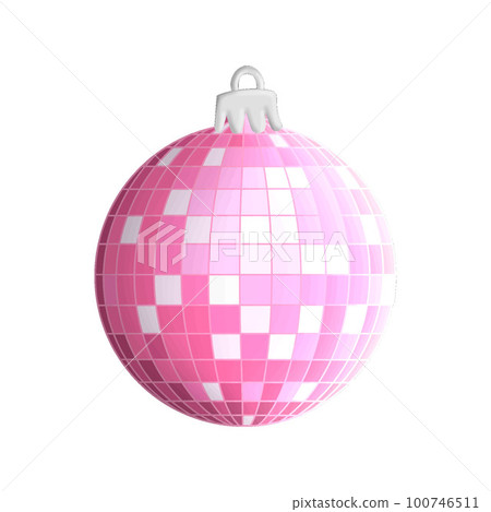 Pink Glitter Party Ball New Year Disco Party illustration isolated Clipart Pink Glitter Party Ball New Year Disco Party illustration isolated Clipart 100746511