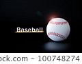 baseball baseball image material 100748274