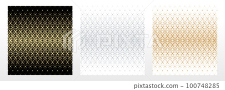Set of abstract geometric patterns. Seamless vector backgrounds. Colored ornaments Graphic modern patterns Simple lattice graphic design 100748285