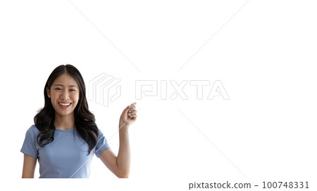 Asian woman pointing finger inviting click here, It is recommended to follow this direction or click on this link, Space for promotion here, Register or apply for membership, Click here. Asian woman pointing finger inviting click here, It is recommended to follow this direction or click on this link, Space for promotion here, Register or apply for membership, Click here. 100748331