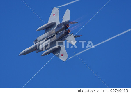 航空自衛隊F-15在航空節上進行機動飛行 航空自衛隊F-15在航空節上進行機動飛行 100749463