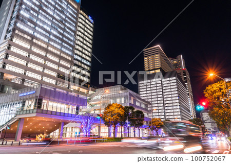 《Kanagawa Prefecture》Yokohama Minato Mirai Office Buildings All Buildings Illuminated Night View 《Kanagawa Prefecture》Yokohama Minato Mirai Office Buildings All Buildings Illuminated Night View 100752067