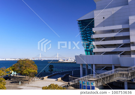 橫濱港未來 橫濱港沿岸風光 橫濱港未來 橫濱港沿岸風光 100753636