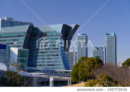 橫濱灣地區的城市景觀 橫濱灣地區的城市景觀 100753638