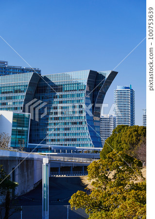 橫濱灣地區的城市景觀 橫濱灣地區的城市景觀 100753639