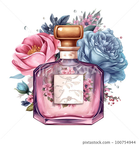 Perfume with flower hot sale