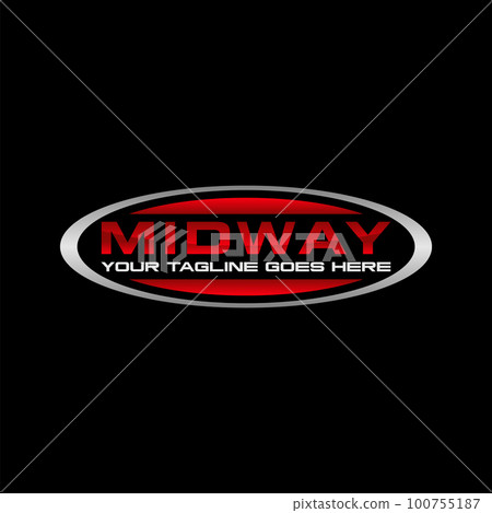 Logo design graphic concept creative premium free vector stock unique letter word MIDWAY sport font with ellipse swoosh. Related mark monogram emblem Logo design graphic concept creative premium free vector stock unique letter word MIDWAY sport font with ellipse swoosh. Related mark monogram emblem 100755187